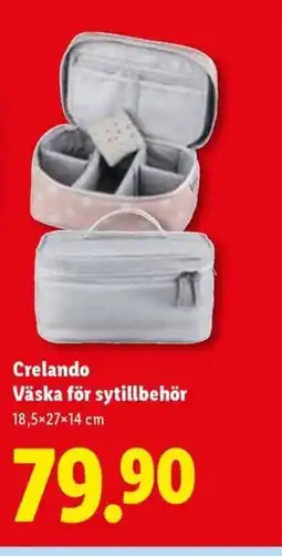 Lidl Crelando Väska för sytillbehör erbjuda