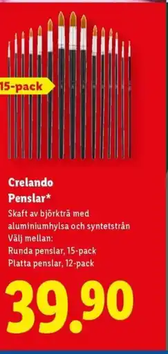 Lidl Crelando Penslar erbjuda