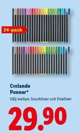Lidl Crelando Pennor erbjuda