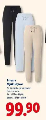 Lidl Esmara Mjukisbyxor erbjuda