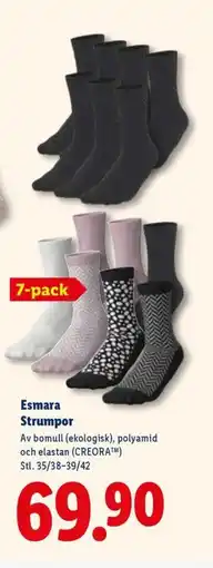 Lidl Esmara Strumpor erbjuda