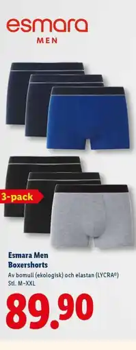 Lidl Esmara Men Boxershorts erbjuda