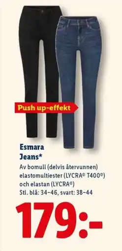 Lidl Esmara Jeans erbjuda
