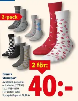 Lidl Esmara Strumpor erbjuda