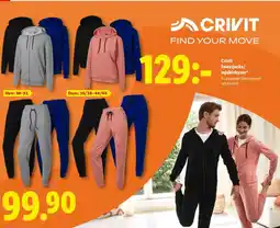 Lidl Crivit Sweatjacka/ mjukisbyxor erbjuda