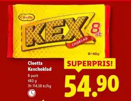 Lidl Cloetta Kexchoklad erbjuda