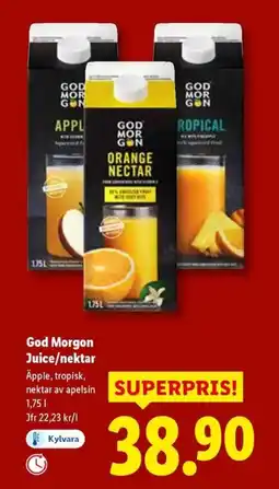 Lidl God Morgon Juice/nektar erbjuda
