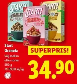 Lidl Start Granola erbjuda