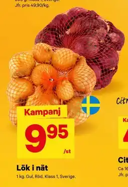 City Gross Lök i nät erbjuda