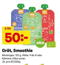 City Gross Gröt, Smoothie erbjuda