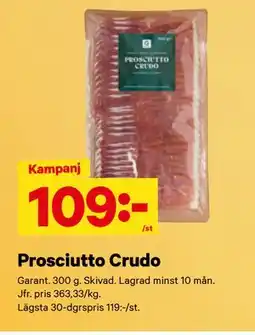 City Gross Prosciutto Crudo erbjuda