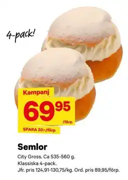 City Gross Semlor erbjuda