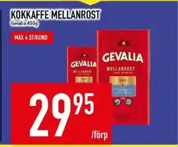 Matdax GEVALIA Kokkaffe mellanrost erbjuda