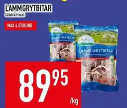 Matdax Qibbla Halal Lammgrytbitar erbjuda