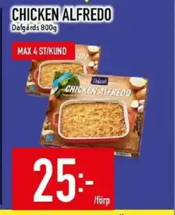 Matdax Dafgårds Chicken alfredo erbjuda