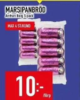 Matdax Anthon Berg Marsipanbröd erbjuda