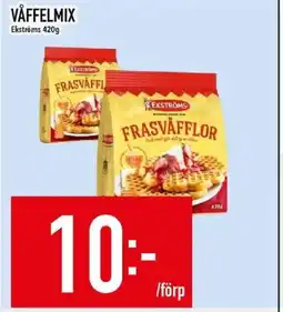 Matdax Ekströms Våffelmix erbjuda