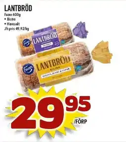 Matdax Fazer Lantbröd erbjuda