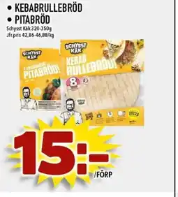 Matdax SCHYSST KÄK Kebabrullebröd • Pitabröd erbjuda