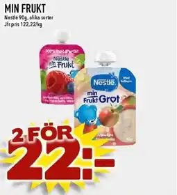 Matdax Nestle Min frukt erbjuda