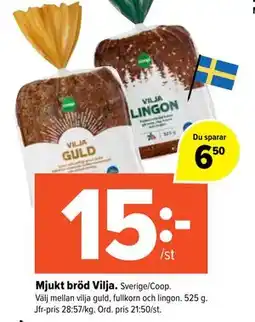 Coop Extra Mjukt bröd Vilja erbjuda