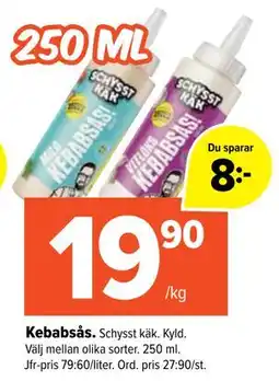 Coop Extra Kebabsås erbjuda