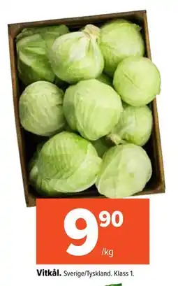 Coop Extra Vitkål erbjuda