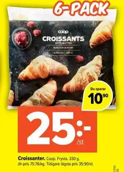 Coop Extra Croissanter erbjuda