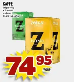 Din Mat Zoégas Kaffe erbjuda