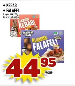 Din Mat SCHYSST KÄK Kebab • Falafel erbjuda