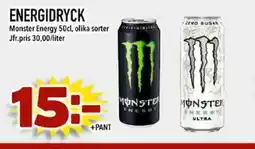Din Mat MONSTER Energidryck erbjuda