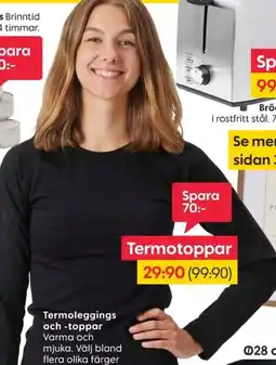 Rusta Termotoppar erbjuda