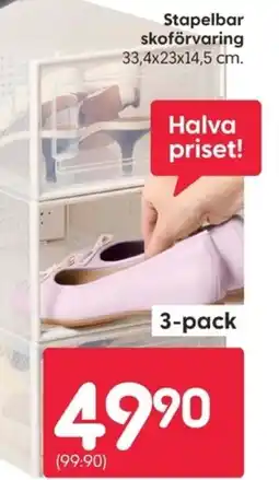 Rusta Stapelbar skoförvaring erbjuda