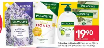 Rusta PALMOLIVE tvål och refill erbjuda