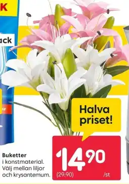 Rusta Buketter erbjuda