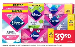Rusta Libresse Big Pack erbjuda