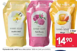 Rusta Flytande tvål, refill erbjuda