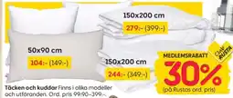 Rusta Täcken och kuddar erbjuda