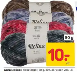 Rusta Garn Melina erbjuda