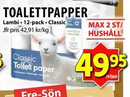 Matvärlden Tensta TOALETTPAPPER erbjuda