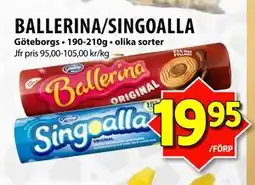 Matvärlden Tensta BALLERINA/SINGOALLA erbjuda