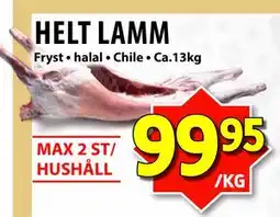 Matvärlden Tensta HELT LAMM erbjuda