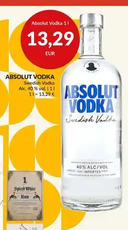 Nielsen Discount ABSOLUT VODKA, EUR 13.29 erbjuda