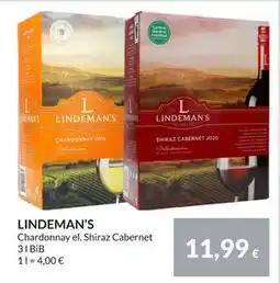 Nielsen Discount LINDEMAN’S, EUR 11.99 erbjuda