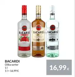 Nielsen Discount BACARDI, EUR 16.99 erbjuda