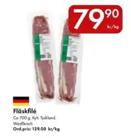 Snabbgross Fläskfilé erbjuda
