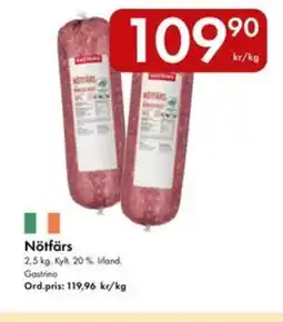 Snabbgross Gastrino Nötfärs erbjuda