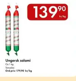 Snabbgross Ungersk salami erbjuda