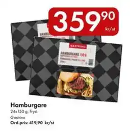 Snabbgross Gastrino Hamburgare erbjuda