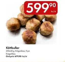 Snabbgross Köttbullar erbjuda